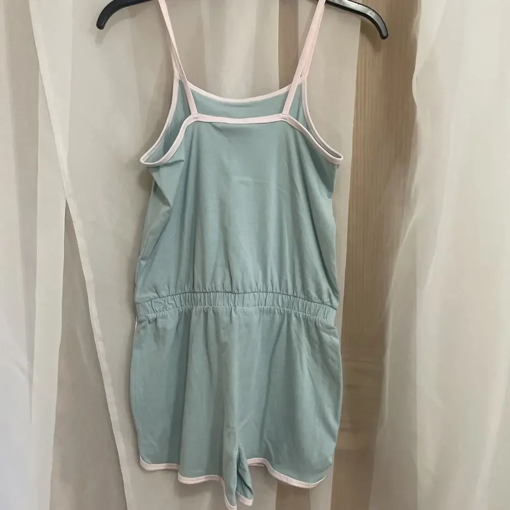 Puma Jersey Sleeveless Romper Size L (10/12) Turquoise‎ $30 Orig